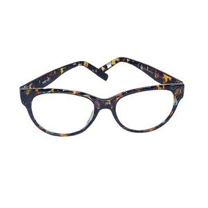 NINE WEST WOMEN'S READING GLASSES +1.50 - TORTOISE PRINT OVAL SHAPED FRAME